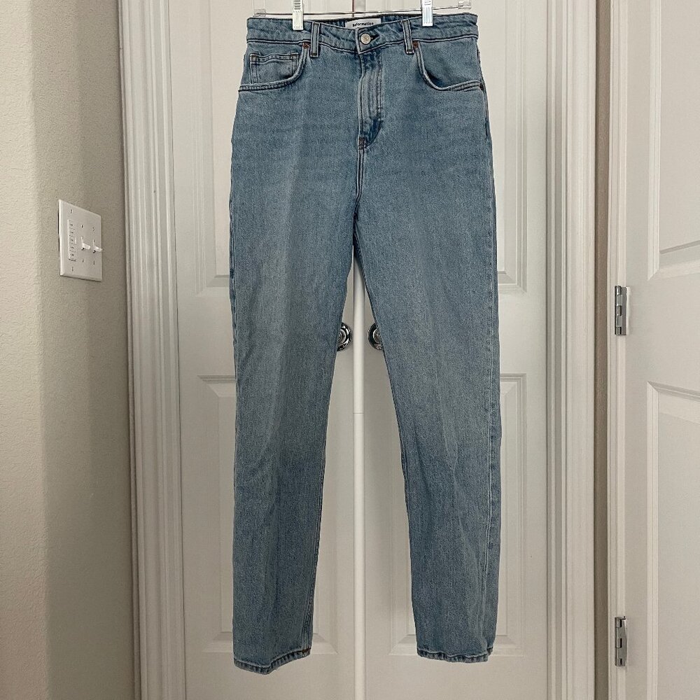 Reformation Liza Ultra High Rise Straight Jeans, Size 31